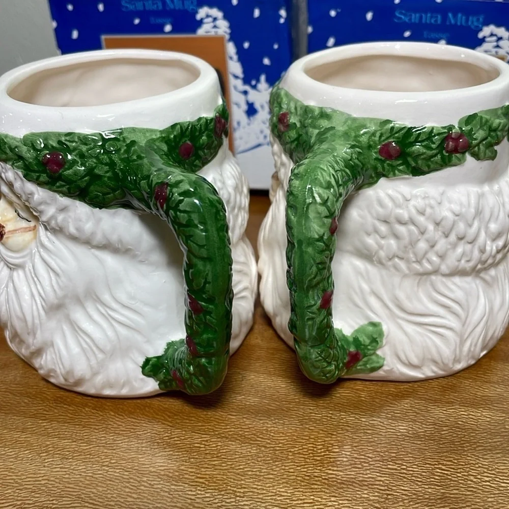 Vintage santa holly
